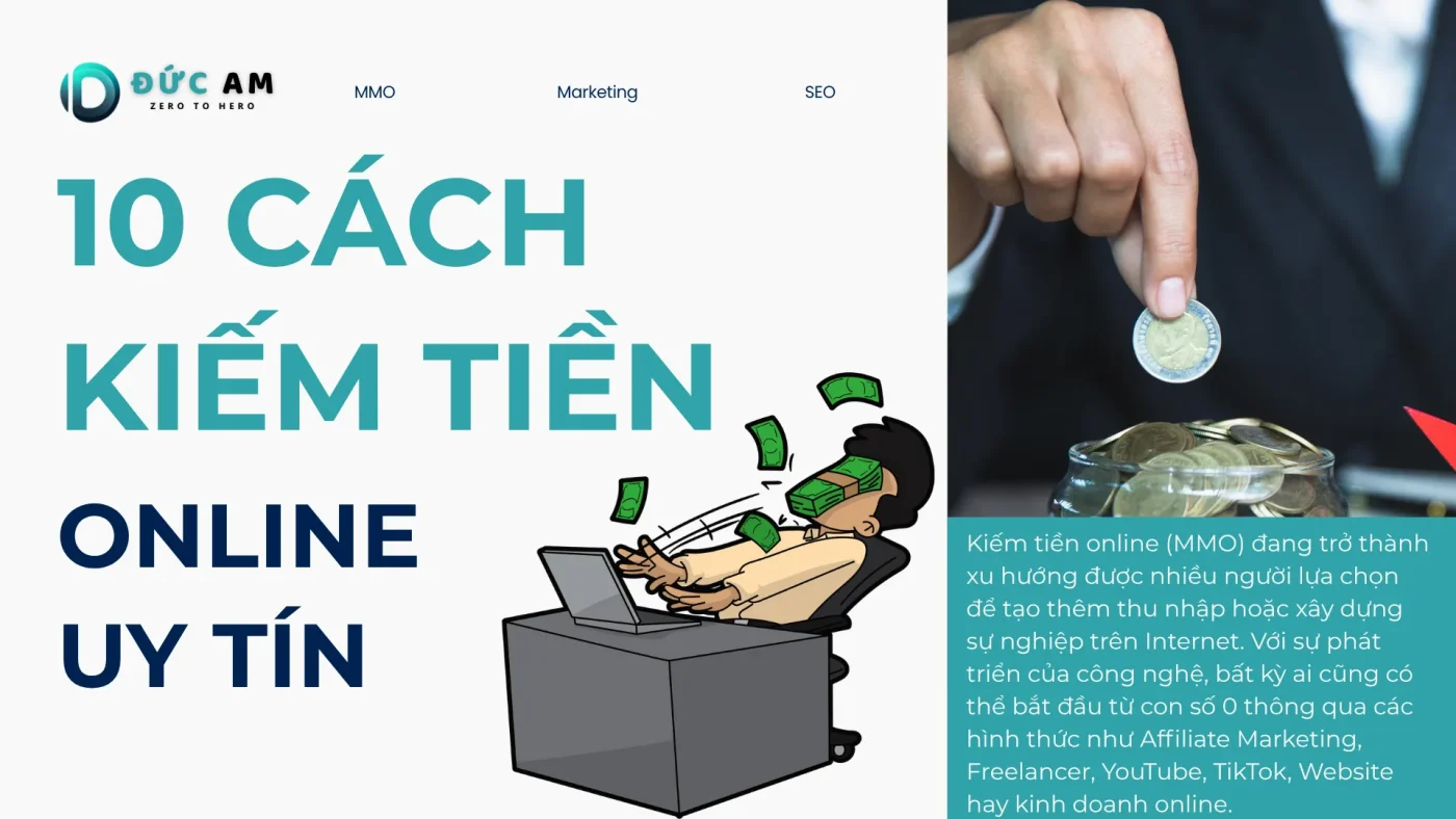 10 cách kiếm tiền online uy tín
